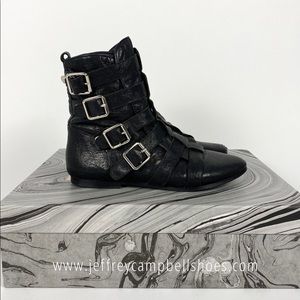 VINTAGE JEFFREY CAMPBELL BIZ ANKLE BOOTS